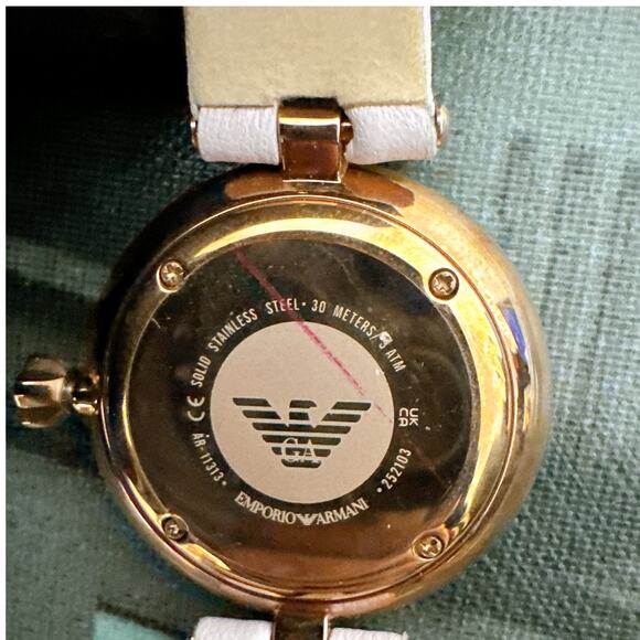 Emporio Armani AR11313 Mother Leather Belt Ladies Watch main image 3